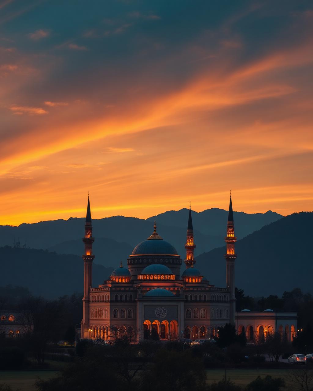 Islamabad cinematic skyline