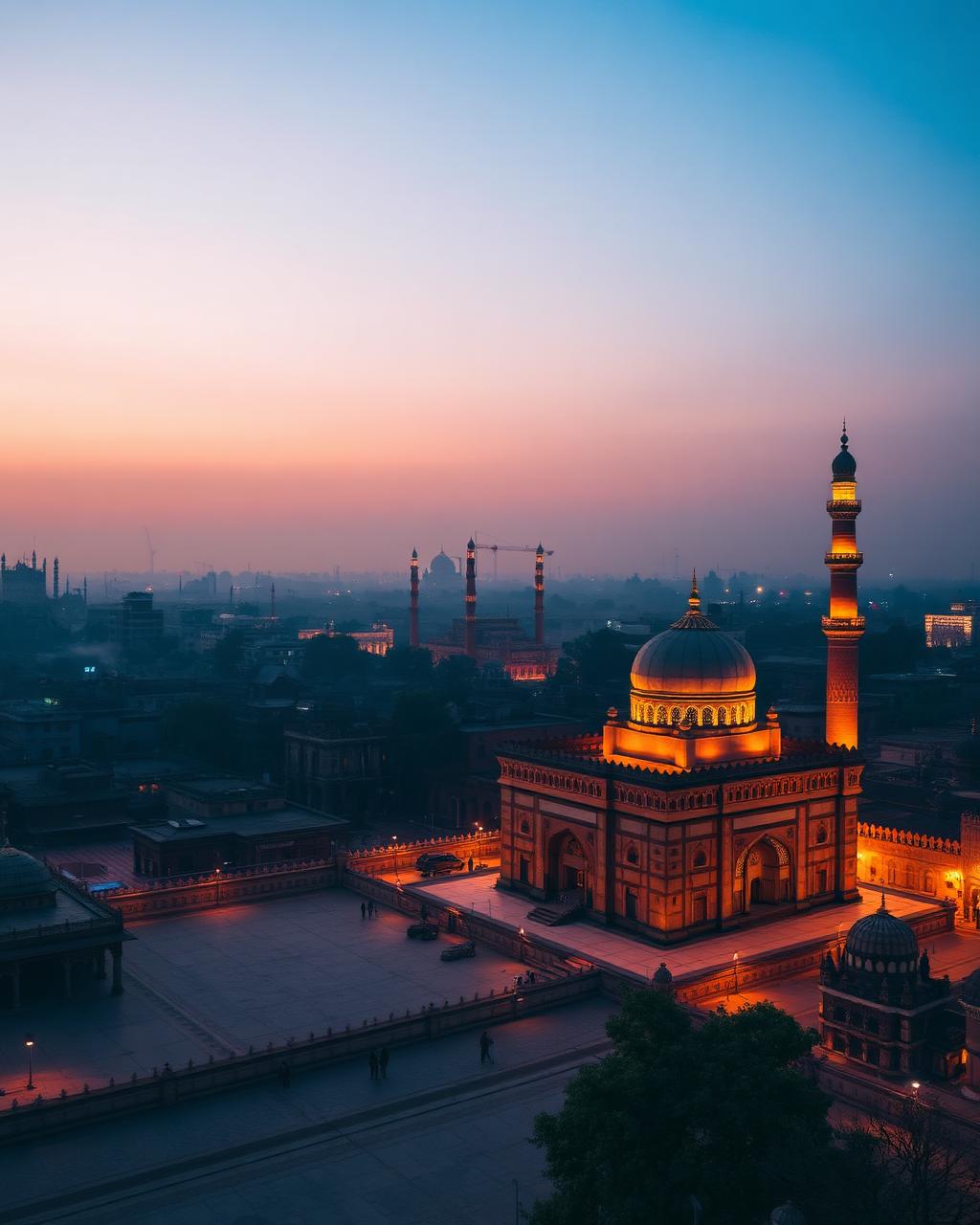 Lahore cinematic skyline